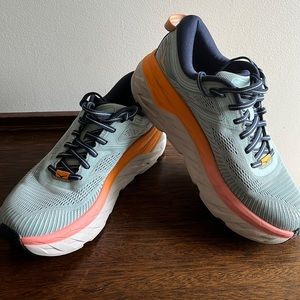 HOKA Bondi 7 Blue Haze / Black Iris